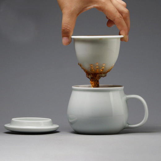 青瓷过滤泡茶杯 商品图0