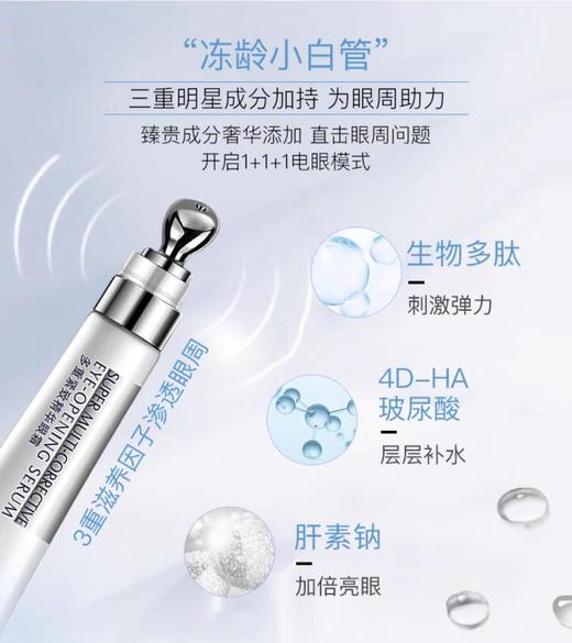 微信下米蓓尔玻尿酸多重紧致精华眼霜 商品图3