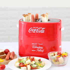 【可口可乐限量版】美国Nostalgia Electrics诺思得其家用全自动烤面包香肠早餐机