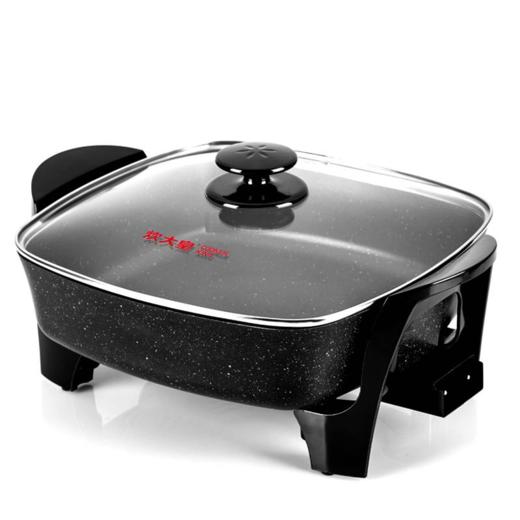 炊大皇麦饭石多功能电热锅火锅锅具K30电煎锅不粘锅韩式电炒锅电器烧烤锅 商品图0