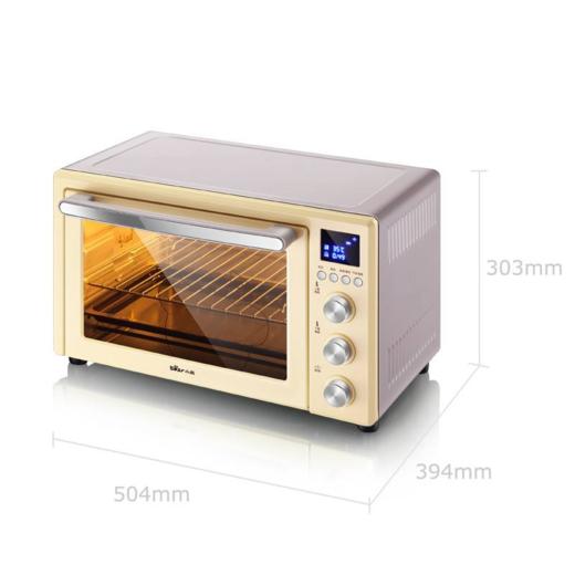 小熊(Bear)电烤箱 独立控温带烤叉 家用烘焙烤箱 DKX-B32E1 32L大容量 热风循环，8大智能菜单，双探头控温，旋钮控温产地直发  商品图4