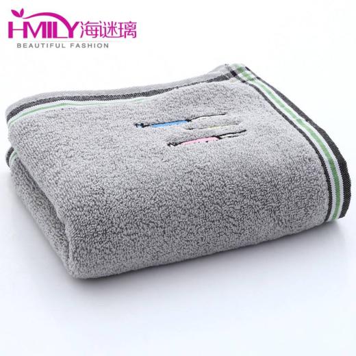 海谜璃（HMILY）毛巾家纺 纯棉毛巾柔软舒适强吸水洗脸面巾三条装H308 商品图4