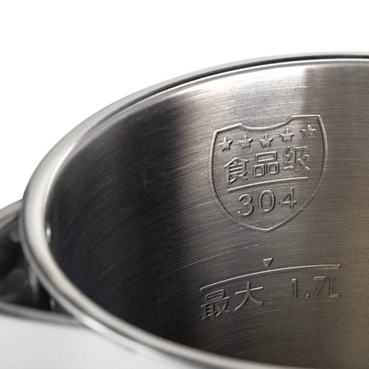 九阳（Joyoung） 电水壶1.7L 304不锈钢家用防烫热水壶K17-F66 白色 商品图5