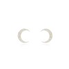 momoko｜18x14mm Crescent Moon Studs [耳钉 3色可选] 商品缩略图2