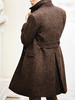 Stylbiella 羊毛+羊驼+马海毛+丝棕色毛圈纱马球大衣 商品缩略图7