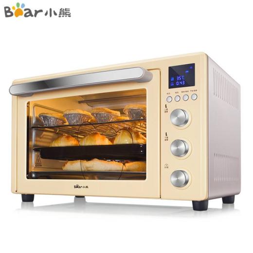 小熊(Bear)电烤箱 独立控温带烤叉 家用烘焙烤箱 DKX-B32E1 32L大容量 热风循环，8大智能菜单，双探头控温，旋钮控温产地直发  商品图0