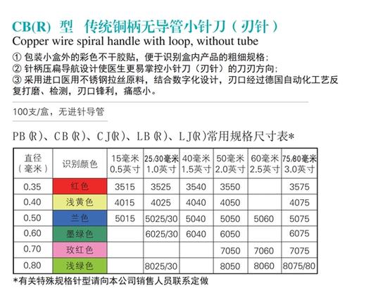 【5盒共500支】乐灸牌小针刀 环柄型CBR 100支/盒 商品图7