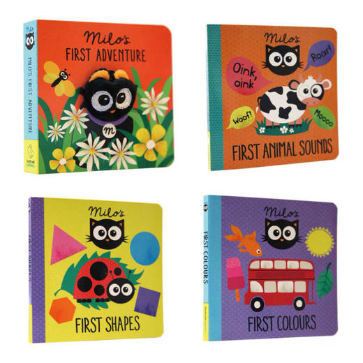 Milo 小猫系列 原版低幼翻翻书 全7册 英文启蒙必备 商品图1