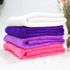 开洞浴巾190*80白色中紫深紫粉色，大毛巾 商品缩略图0