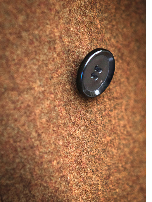 Hardy Minnis Flannel 英式法兰绒焦糖色马球大衣 商品图12