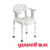 鱼跃坐厕椅H027A可折叠 孕妇老年人坐便椅 商品缩略图1