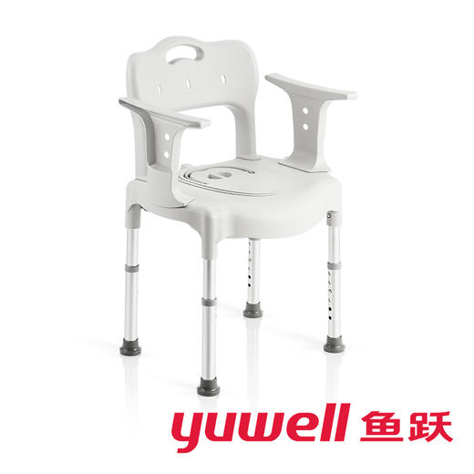 鱼跃坐厕椅H027A可折叠 孕妇老年人坐便椅 商品图1