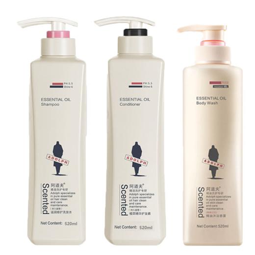 阿道夫520ml 洗发乳液+520ml精萃修护护发乳液+520ml青春记忆沐浴露 (洗发水四种香型可选） 商品图3