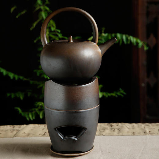 陶泥功夫茶具套装（陶炉+烧水壶） 商品图3
