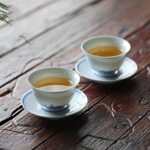 景德镇陶瓷功夫茶具.海水纹主人杯 商品图4