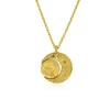 momoko｜18mm Crescent Moon & Sun Necklace  [翻转太阳项链项链 3色可选] 商品缩略图1