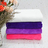 开洞浴巾190*80白色中紫深紫粉色，大毛巾 商品缩略图1