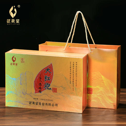 【岩骨花香】武夷星 金典大礼包 8g X 60小袋共480克大礼盒装 8盒/件 商品图0