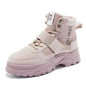 【服饰鞋包】*秋冬马丁靴女厚底高筒情侣工装鞋高帮复古户外沙漠靴子男