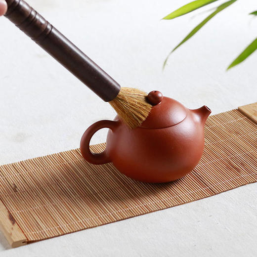 老竹养壶笔茶刷（金丝养壶笔) 商品图3