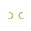 momoko｜18x14mm Crescent Moon Studs [耳钉 3色可选] 商品缩略图1