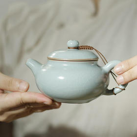 汝窑茶壶.标准款壶