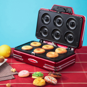 【DIY哄娃神器】美国Nostalgia Electrics诺思得其家用迷你甜甜圈机