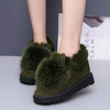 PDD-毛毛鞋女冬季内增高棉鞋加绒短靴保暖百搭坡跟雪地靴 商品缩略图0