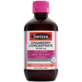 澳洲进口 Swisse蔓越莓饮料300毫升（新口味）（传媒店，湖塘湾里，通江路，延陵店，苏源店，中央花园店可自提）