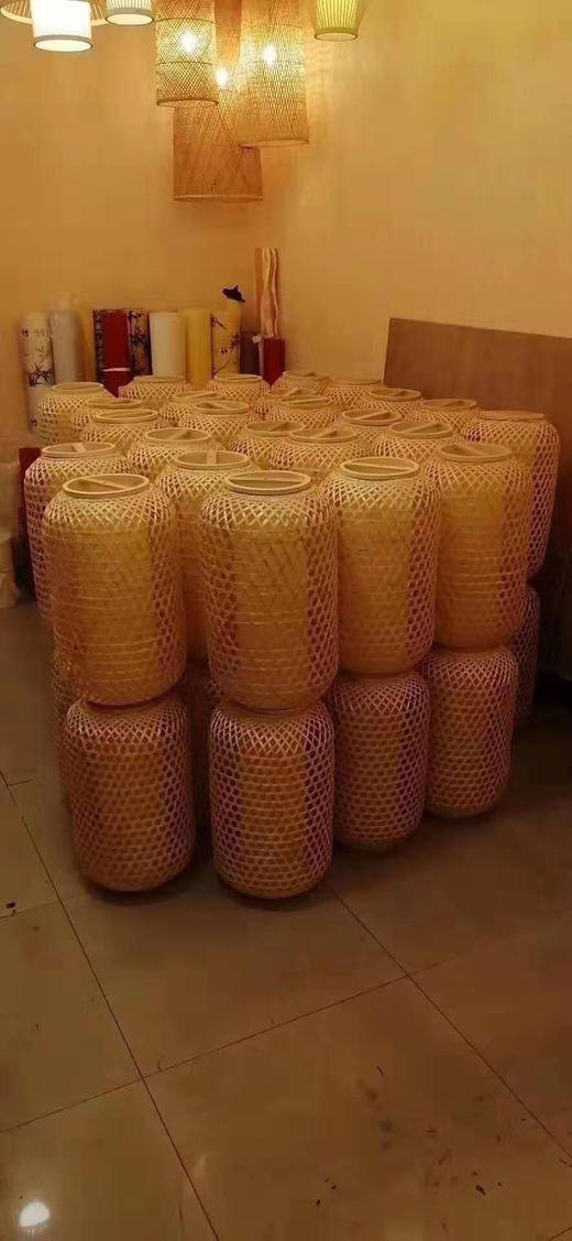中式藤编长灯笼【运费自理】 商品图3