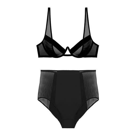 Her Senses｜感官 01-B005-YN  倒V 3/4钢圈  [ 黑 ] 商品图5