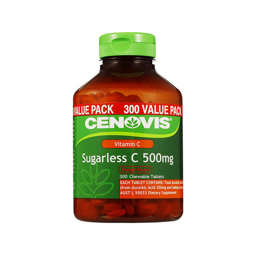 Cenovis 维生素C咀嚼片 无糖型 500mg 300 粒 商品图0