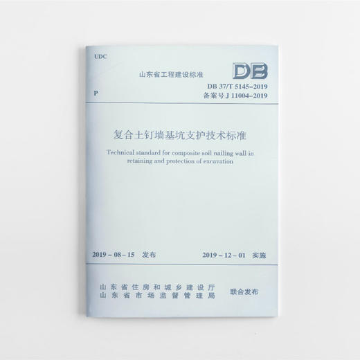 复合土钉墙基坑支护技术标准 商品图0