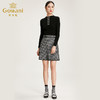 乔万尼流行半身裙秋冬女高腰短裙时尚简约a字裙千鸟格半身裙EN4D782 商品缩略图1