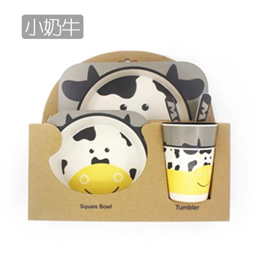竹纤维环保卡通餐具套装 商品图5