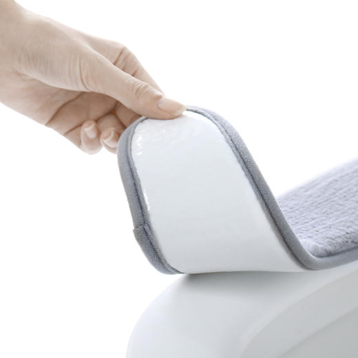 FaSoLa 马桶垫加厚保暖黏贴式卫生间马桶垫兔毛绒马桶套 商品图4