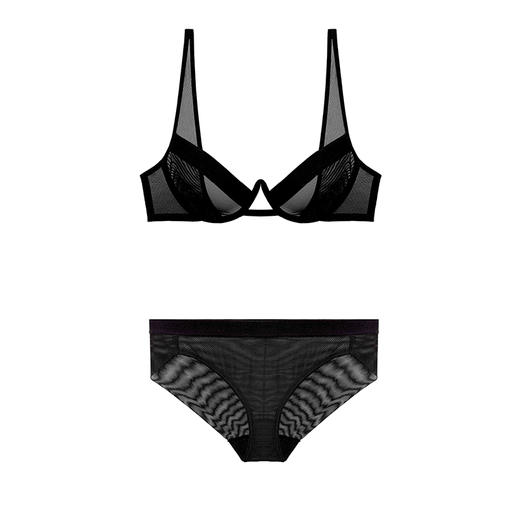 Her Senses｜感官 01-B005-YN  倒V 3/4钢圈  [ 黑 ] 商品图4