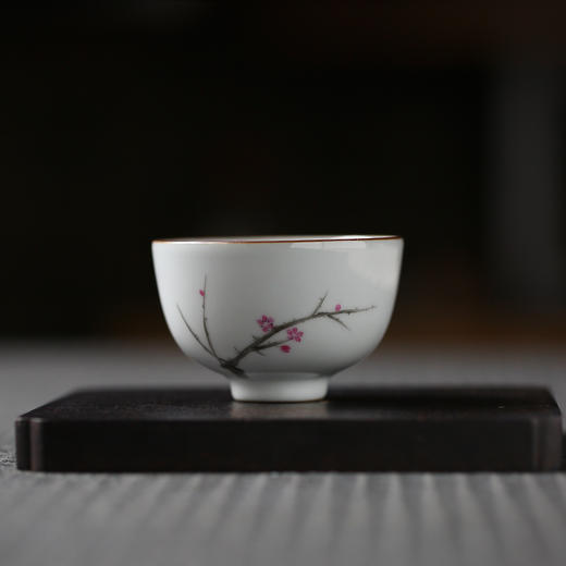 官窑釉主人杯单杯（梅花款） 商品图0
