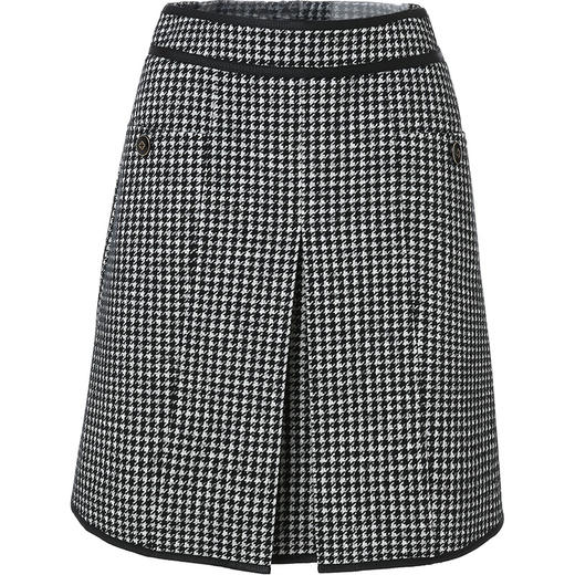 乔万尼流行半身裙秋冬女高腰短裙时尚简约a字裙千鸟格半身裙EN4D782 商品图4