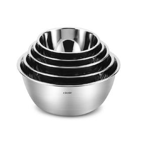 cizzle喜时【 巧思】304不锈钢料理盆家用汤盆加厚加深圆形调料打蛋和面烘焙盆水果盘