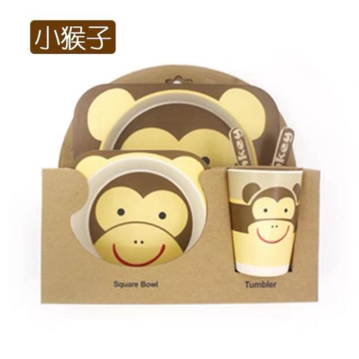竹纤维环保卡通餐具套装 商品图2