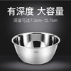 cizzle喜时【 巧思】304不锈钢料理盆家用汤盆加厚加深圆形调料打蛋和面烘焙盆水果盘 商品缩略图2