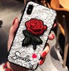 【手机壳】 。浮雕刺绣玫瑰花苹果7手机壳适用于iphone XSMAX/8P带挂绳女保护套 商品缩略图2