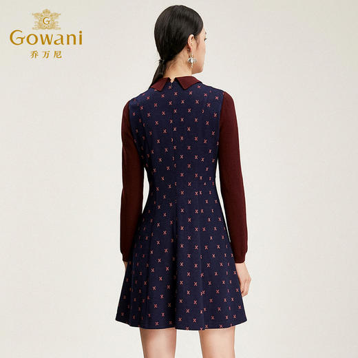 乔万尼羊毛连衣裙洋气秋冬打底裙时尚连衣裙EN4E707 商品图3