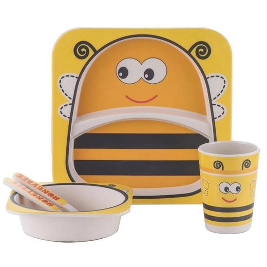 竹纤维环保卡通餐具套装 商品图12