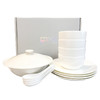 高淳陶瓷 餐具套装 骨质白瓷 碗盘子勺子厨房套件 13件 商品缩略图0