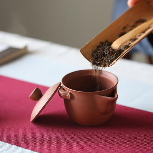 紫砂快客杯一壶二杯 商品图3