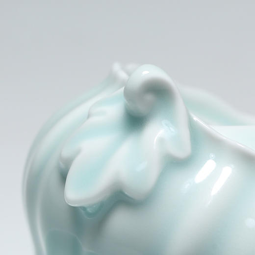 影青瓷快客杯一壶二杯.莲台南瓜款 商品图1