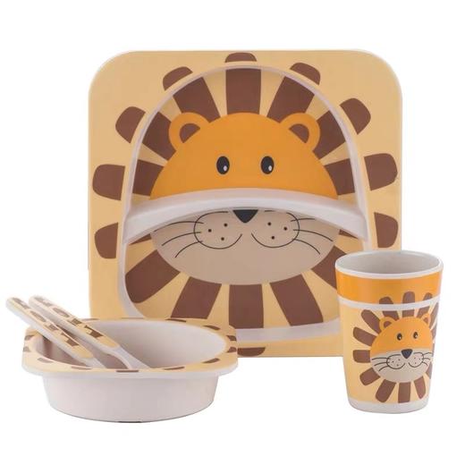 竹纤维环保卡通餐具套装 商品图10