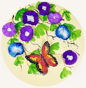 《漂亮的牵牛花》【自动发货：下单后，点击手机短信中收到的链接，即可获取文件下载的链接；如有任何问题，可添加客服微信hm33268获得帮助】